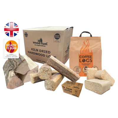 A selection of different briquettes - Wood Fuel Coop