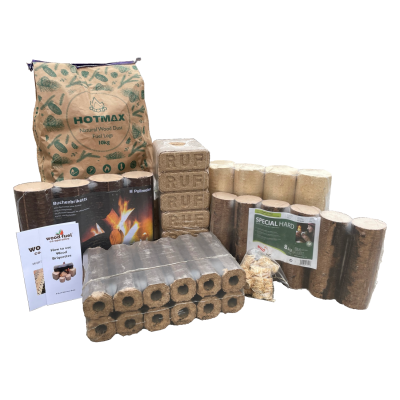 cosy nights in briquette bundle mixture of briquettes woodfuel cooperative