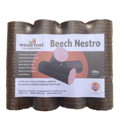 beech nestro 10kg pack with new label woodfuel cooperative