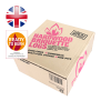 A box of UK Hard briquettes - Wood Fuel Coop