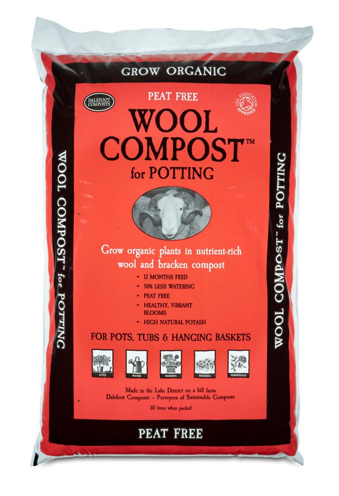 dalefoot wool compost for potting woodfuel coop