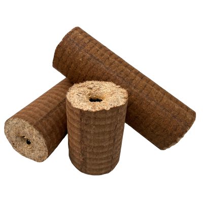 Three Heat log Briquettes | Wood Fuel Coop