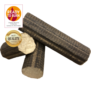 oak-tagon briquettes woodsure logo woodfuel cooperative