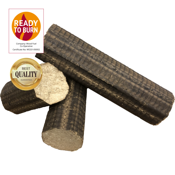 oak-tagon briquettes woodsure logo woodfuel cooperative
