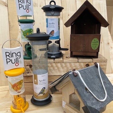 selection of wild bird feeders for sale woodfuel coop Dumfries