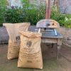Ooni pizza oven with Woodlets pizza pellets in paper bags woodfuel cooperative
