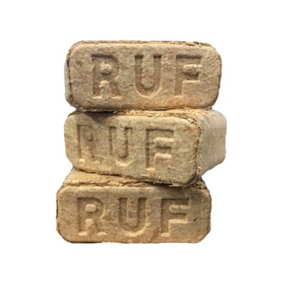 RUF Birch stamped stacked blocks woodfuel cooperative