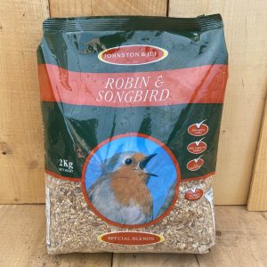 Johnston & Jeff Robin and Songbird seed mix 2kg bag woodfuel cooperative