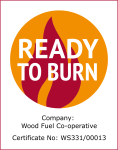 Ready to Burn logo for RUF Birch - Wood Fuel Co-operative