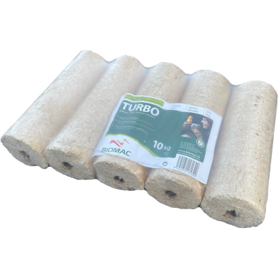 Pack of five Turbo briquettes - Wood Fuel Co-operative