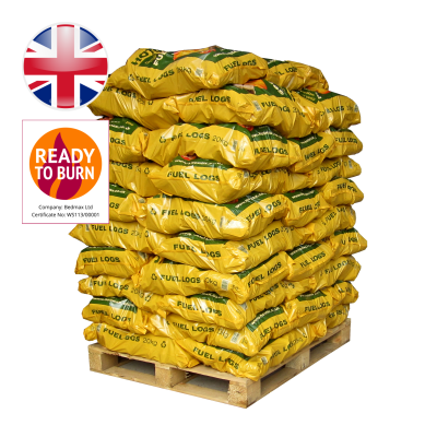 Full pallet of Hotmax heatlogs - Wood Fuel Coop